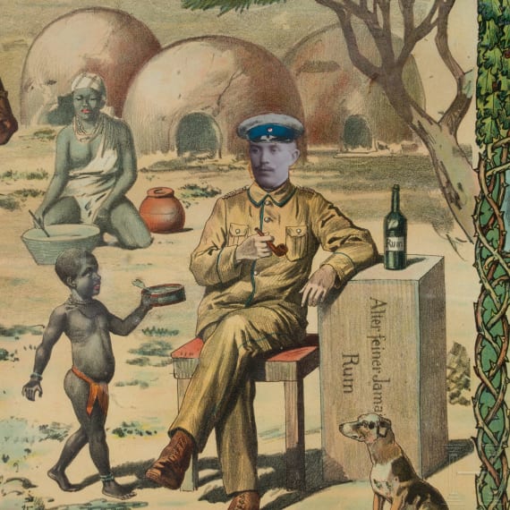 A reservist portrait of a member of the colonial force in German South West Africa
