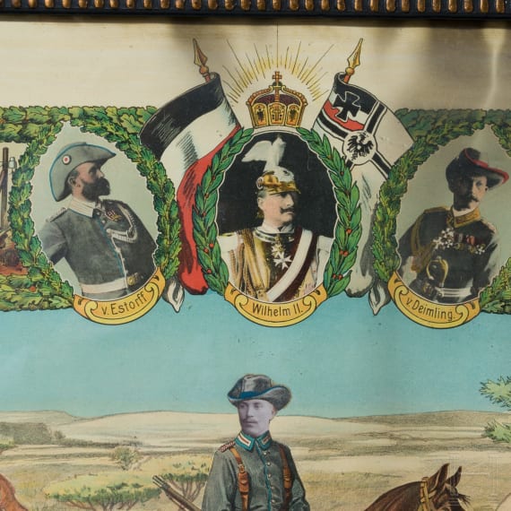 A reservist portrait of a member of the colonial force in German South West Africa