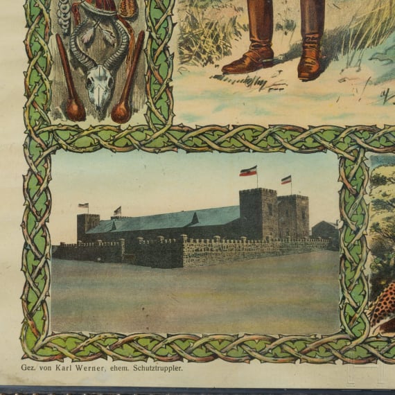 A reservist portrait of a member of the colonial force in German South West Africa