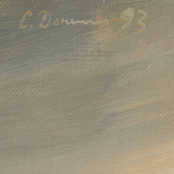A portrait painting of vice admiral Maximilian von Spee