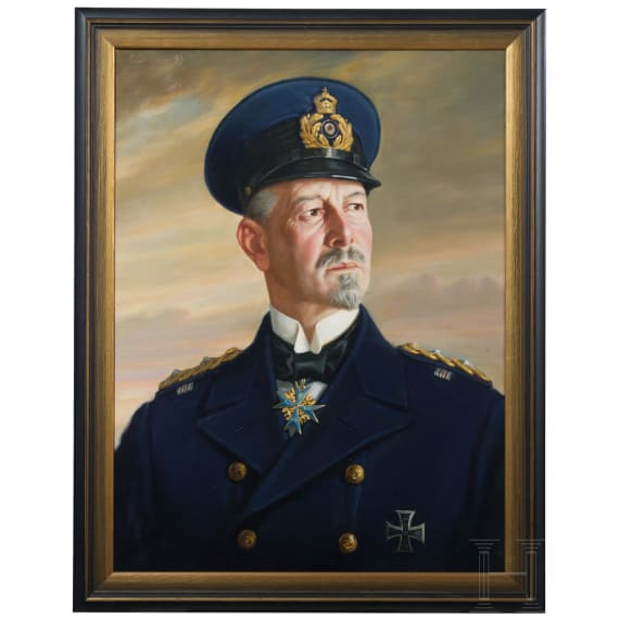 Portraitgem&auml;lde des Admirals Reinhard Scheer
