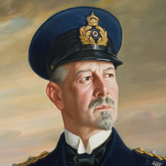 Portraitgem&auml;lde des Admirals Reinhard Scheer