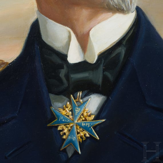 Portraitgem&auml;lde des Admirals Reinhard Scheer
