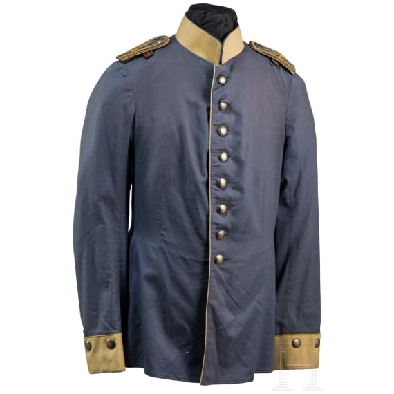 Sommer-Waffenrock f&uuml;r Offiziere im 2. Badischen Dragoner-Regiment Nr. 21