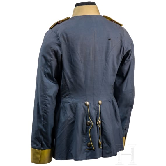 Sommer-Waffenrock f&uuml;r Offiziere im 2. Badischen Dragoner-Regiment Nr. 21