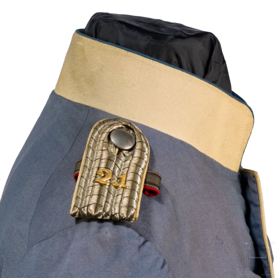 Sommer-Waffenrock f&uuml;r Offiziere im 2. Badischen Dragoner-Regiment Nr. 21