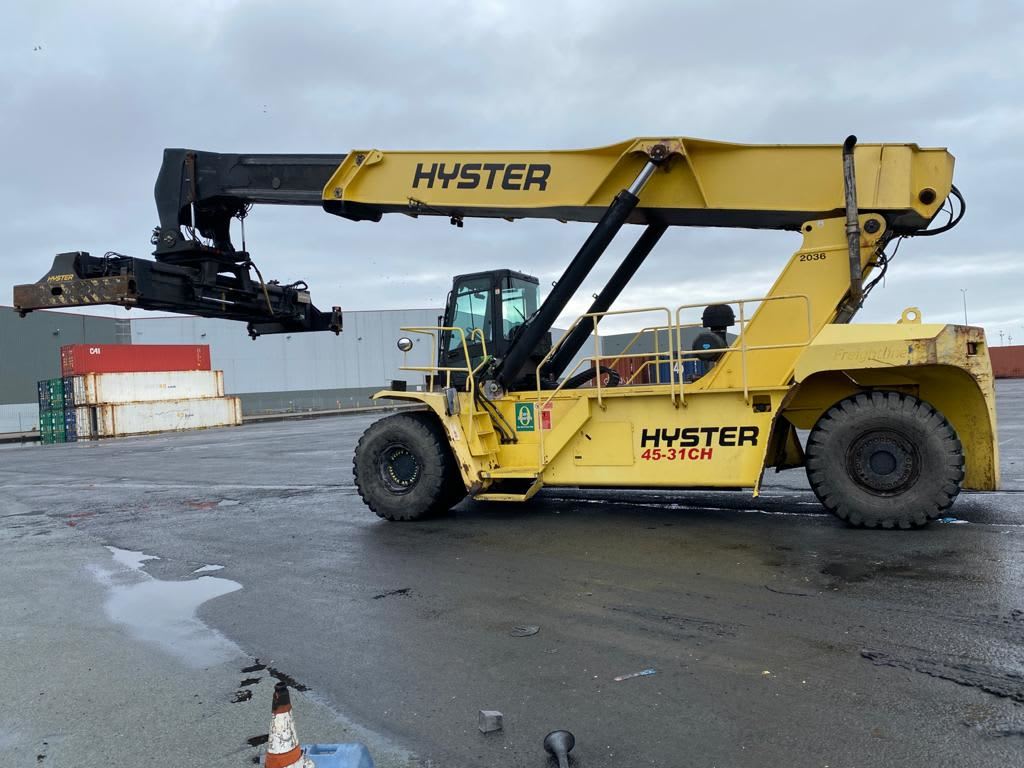 Selection of Hyster Container Handlers | 2006 Hyster 46-36 CH Reach Stacker & 2010 Hyster 45-31 CH Reach Stacker
