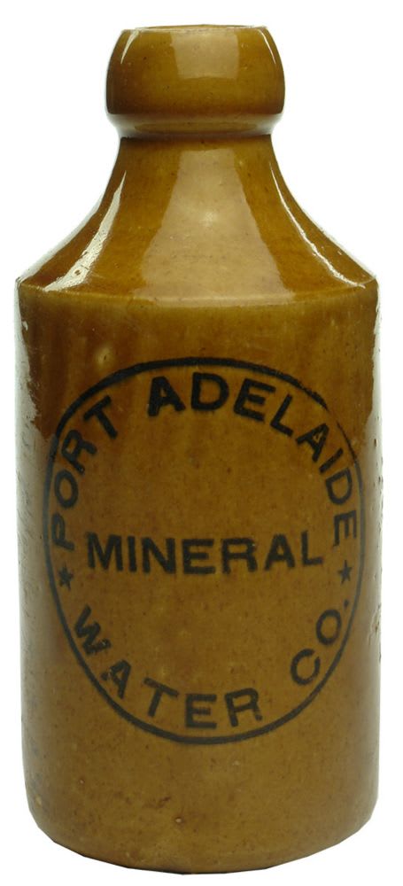 Ginger Beer. Port Adelaide Mineral Water Co. All Tan. Dump.