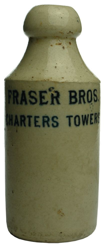 Ginger Beer. Fraser Bros, Charters Towers. All White. Dump.