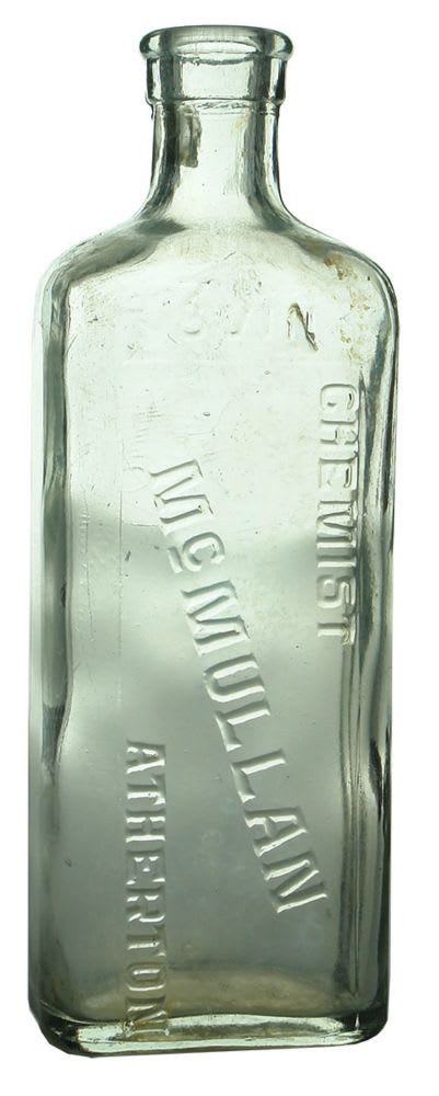 Chemist. Clear. 08 oz. McMullan, Atherton.