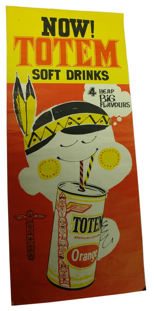 Advertising Poster. Totem Soft Drinks.