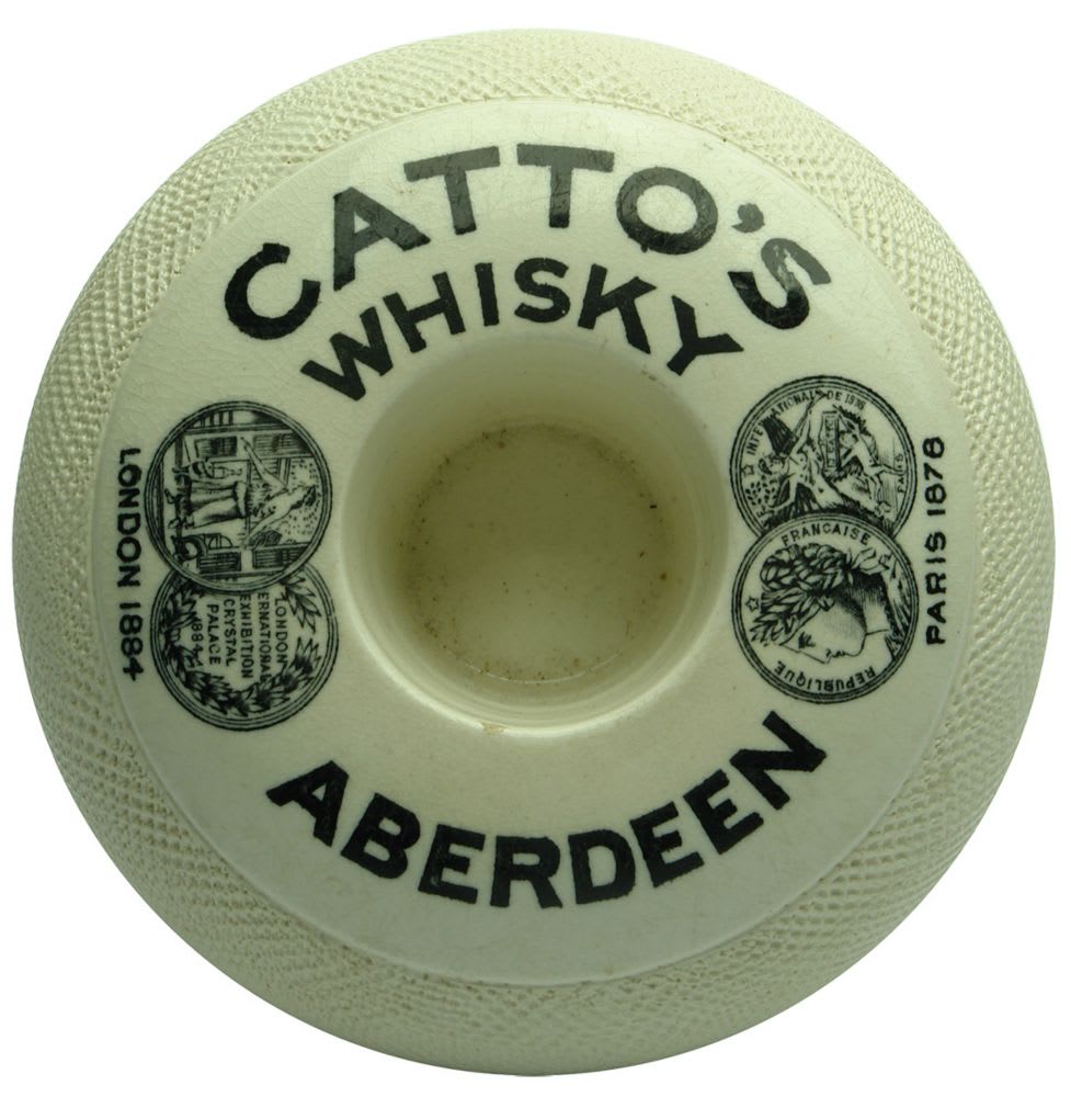 Advertising Match Striker. Catto's Whisky Aberdeen.
