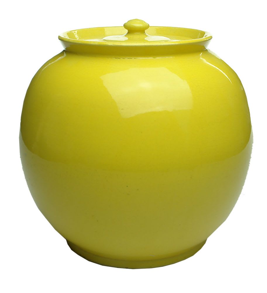 Bendigo Pottery Waverley ware Cannister