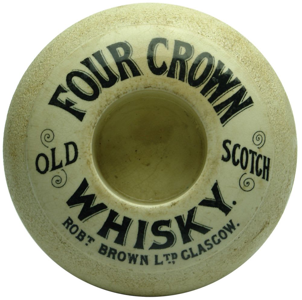 Advertising Match Striker. Four Crown Old Scotch Whisky.