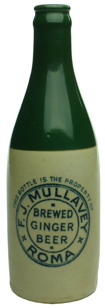 Ginger Beer. Mullavey, Roma. Champagne. Crown Seal. Green Top.