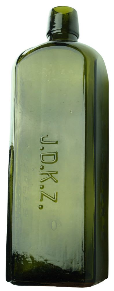 Schnapps. De Kuyper's JDKZ. Dark Green. 26 oz.