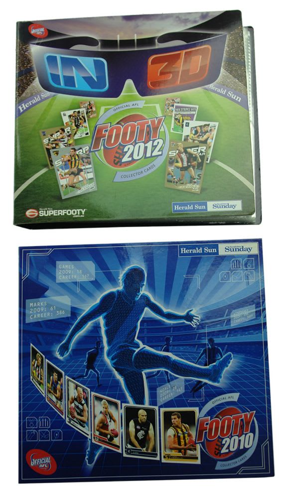 Two Sets Herald Sun AFL Footy Cards