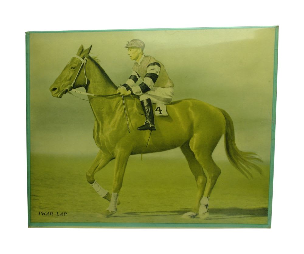 Celluloid Picture. Phar Lap. Agnew & Co.