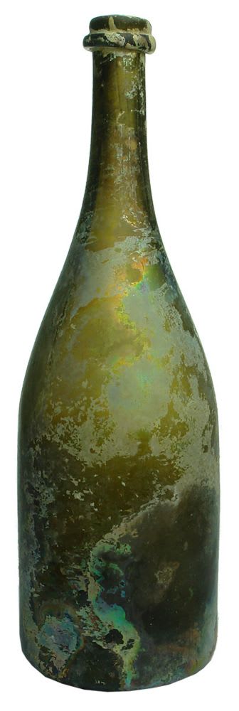 Early string lip Champagne Bottle