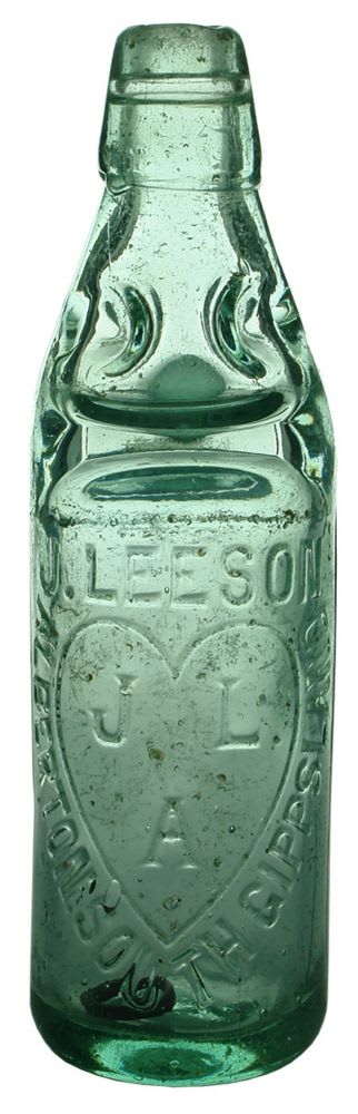 Codd. J. Leeson, Alberton. Dobson. 10 oz.