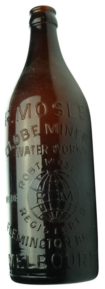 Crown Seal. Mosley, Melbourne. 24 oz. Amber.