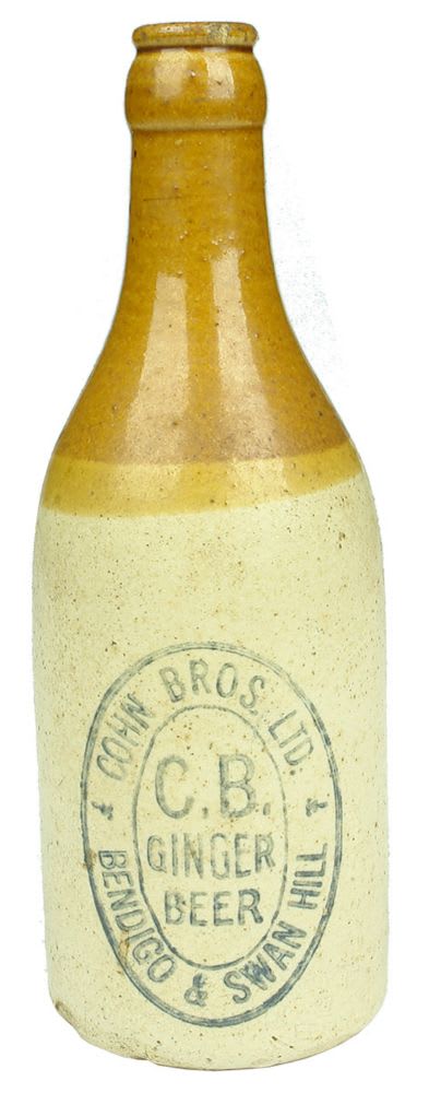 Ginger Beer. Crown Seal. Champagne. Tan Top. Cohn Bros, Bendigo & Swan Hill.