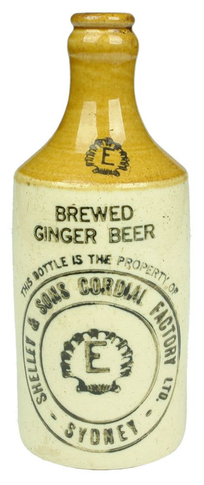 Ginger Beer. Crown Seal. Dump. Tan Top. Shelley, Sydney.