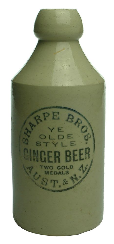 Ginger Beer. Sharpe Bros. All White. Internal Thread. Dump.