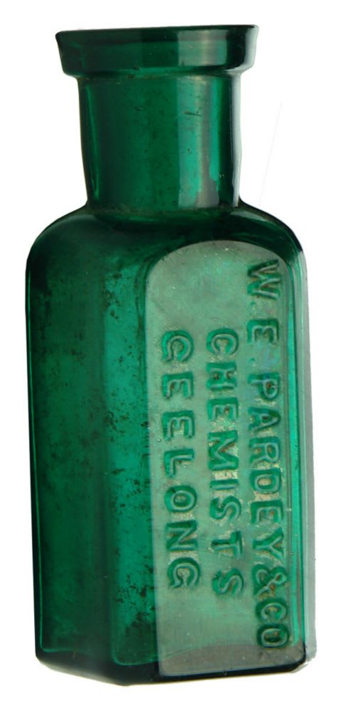 Medicine. Chemist. Green. 0.25 oz. Pardey, Geelong