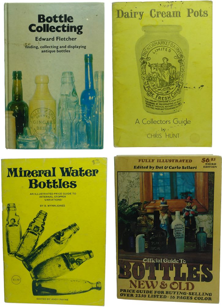 Four International Bottle Collecting Books