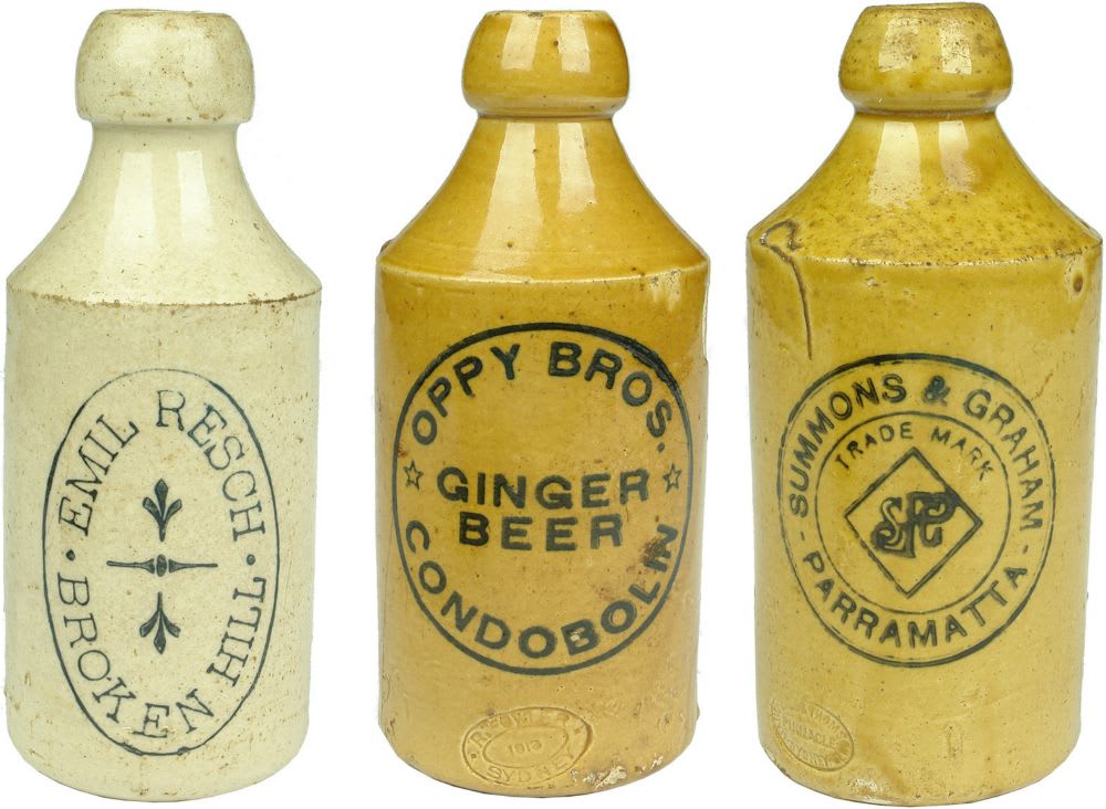 Three NSW Ginger Beers