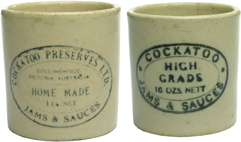 Pair of Cockatoo Jars