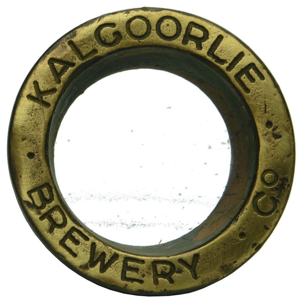 Brass Barrel Bung. Kalgoorlie Brewery.