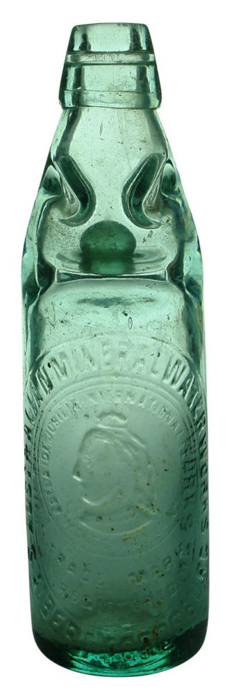 Codd. Australian Mineral Waters Works. Niagara Bottle. 10 oz.