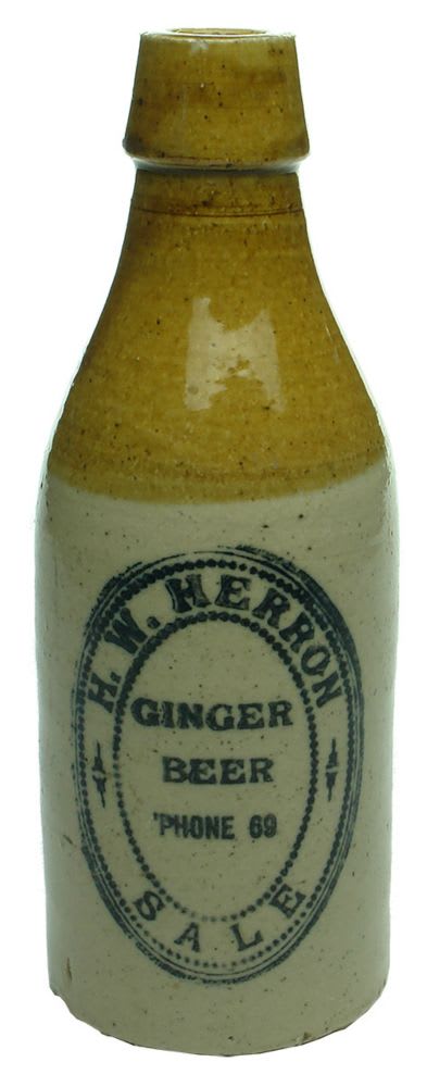 Ginger Beer. Cork Stoppered. Champagne. Tan Top. Herron, Sale.