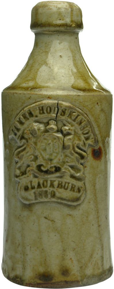 Ginger Beer. Cork Stoppered. Dump. Slab Seal. James Hodskinson, Blackburn, 1860.