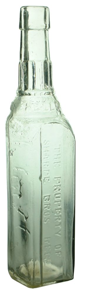 Cordial. Sharpe Bros. Clear. 13 oz.