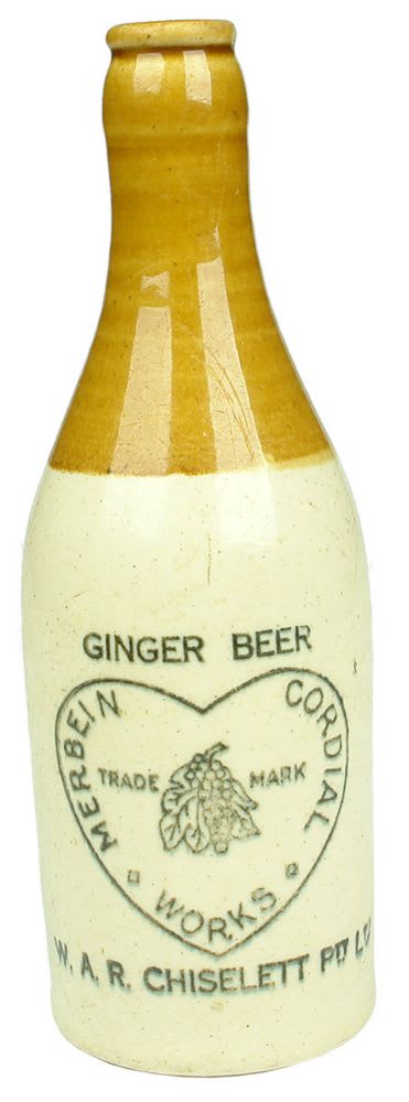 Ginger Beer. Crown Seal. Champagne. Tan Top. Chiselett, Merbein.