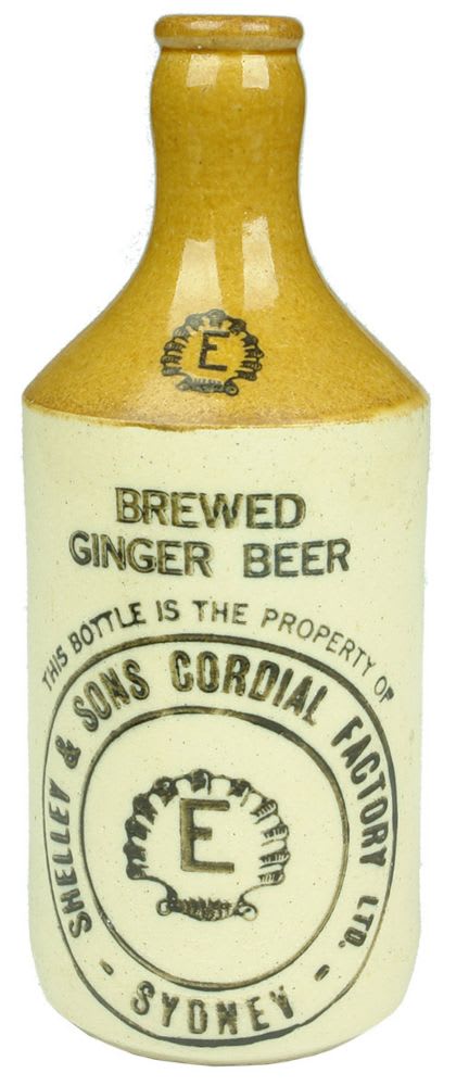 Ginger Beer. Crown Seal. Dump. Tan Top. Shelley, Sydney.