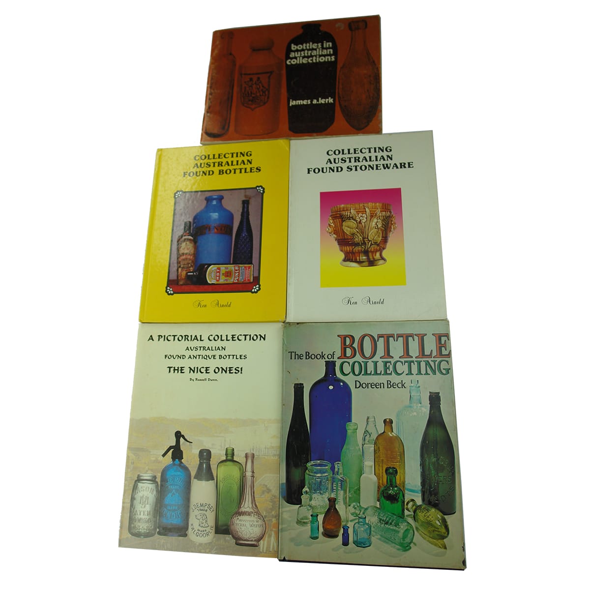 Five Bottle Collecting Books