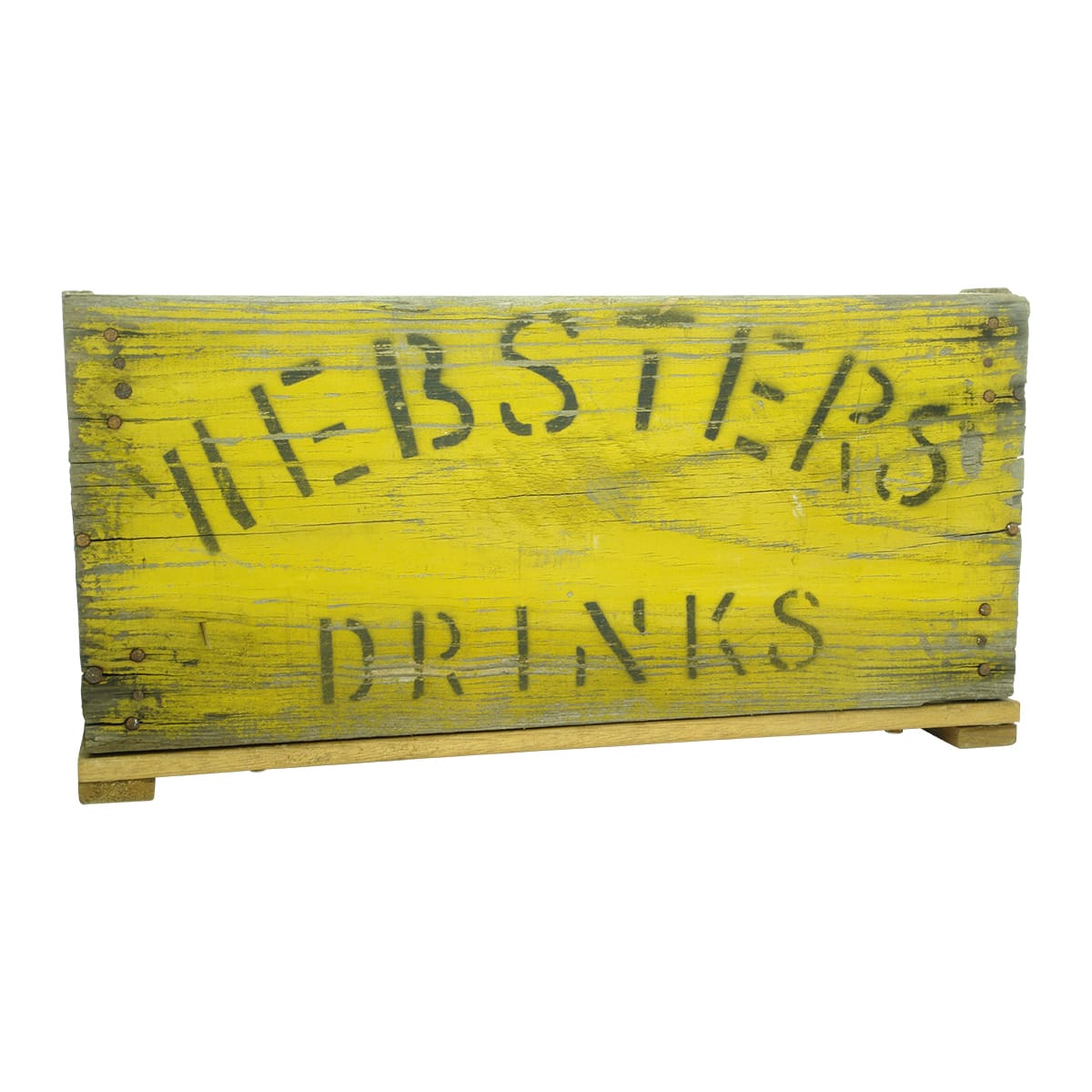 Soft Drink Crate. Websters.