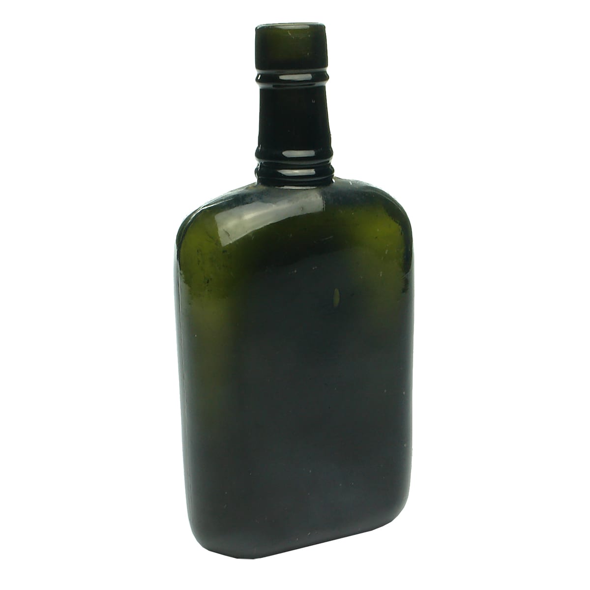 Dark Green Whisky Flask