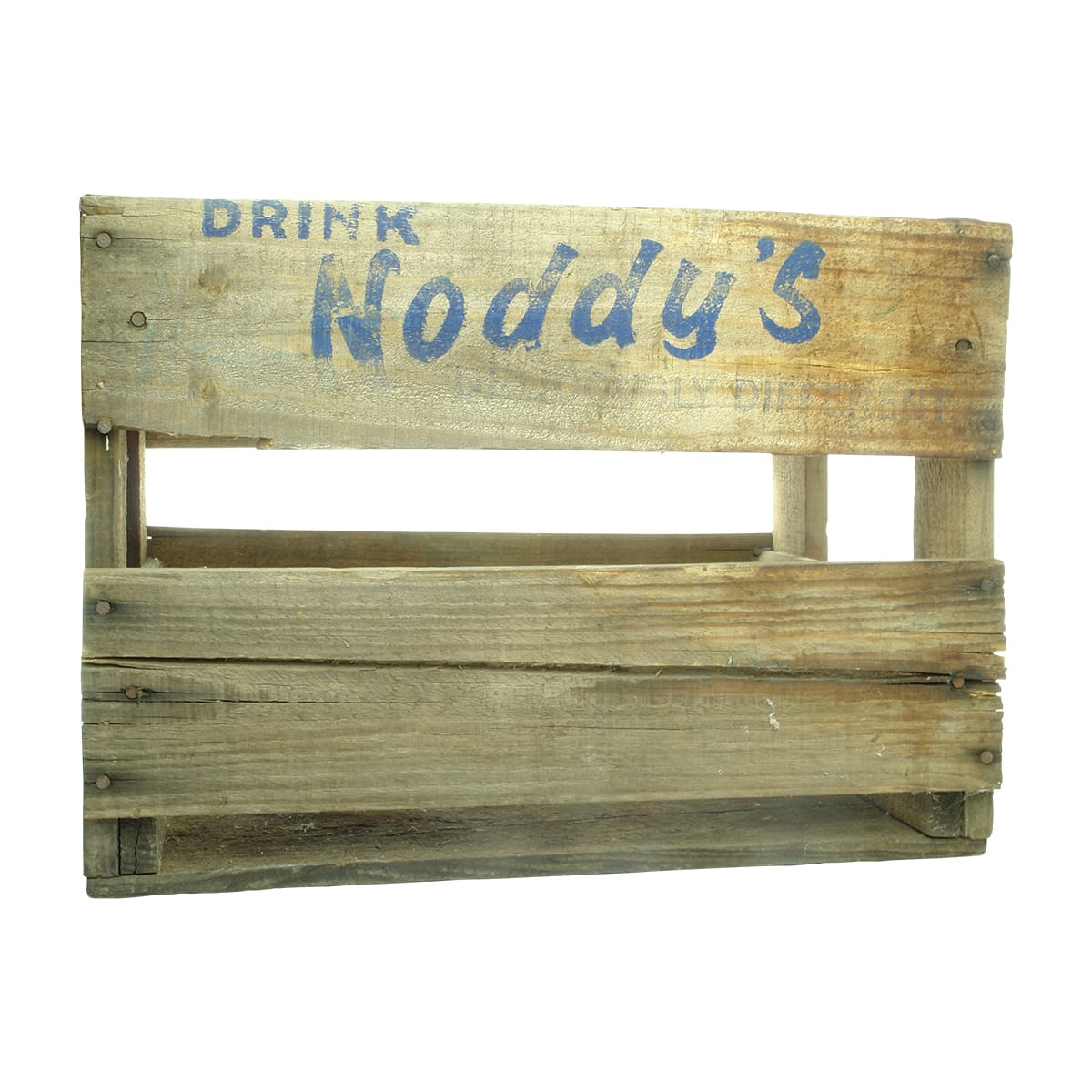 Soft Drinks Crate. Noddy's Deliciously Different.
