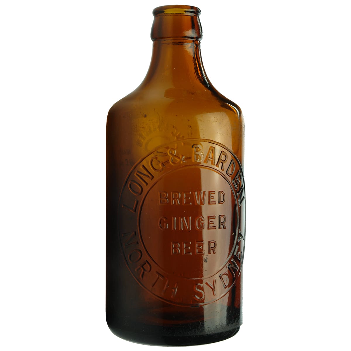 Ginger Beer. Long & Barden, North Sydney. Amber Glass. 10 oz.