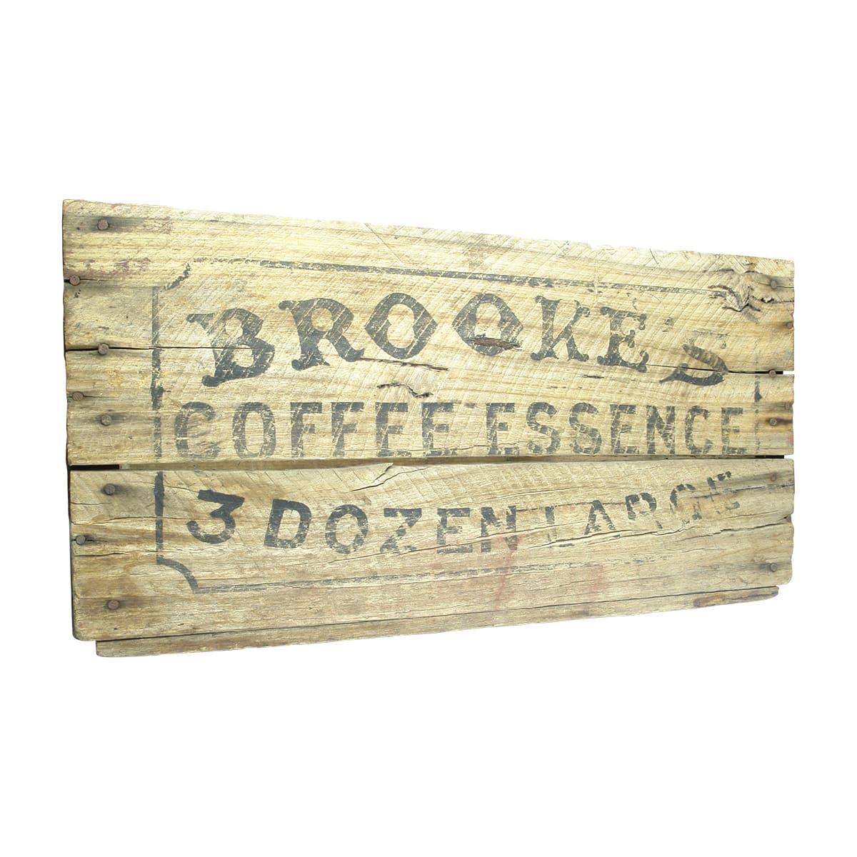 Branded Wooden Box. Brooke's Coffee Essence.