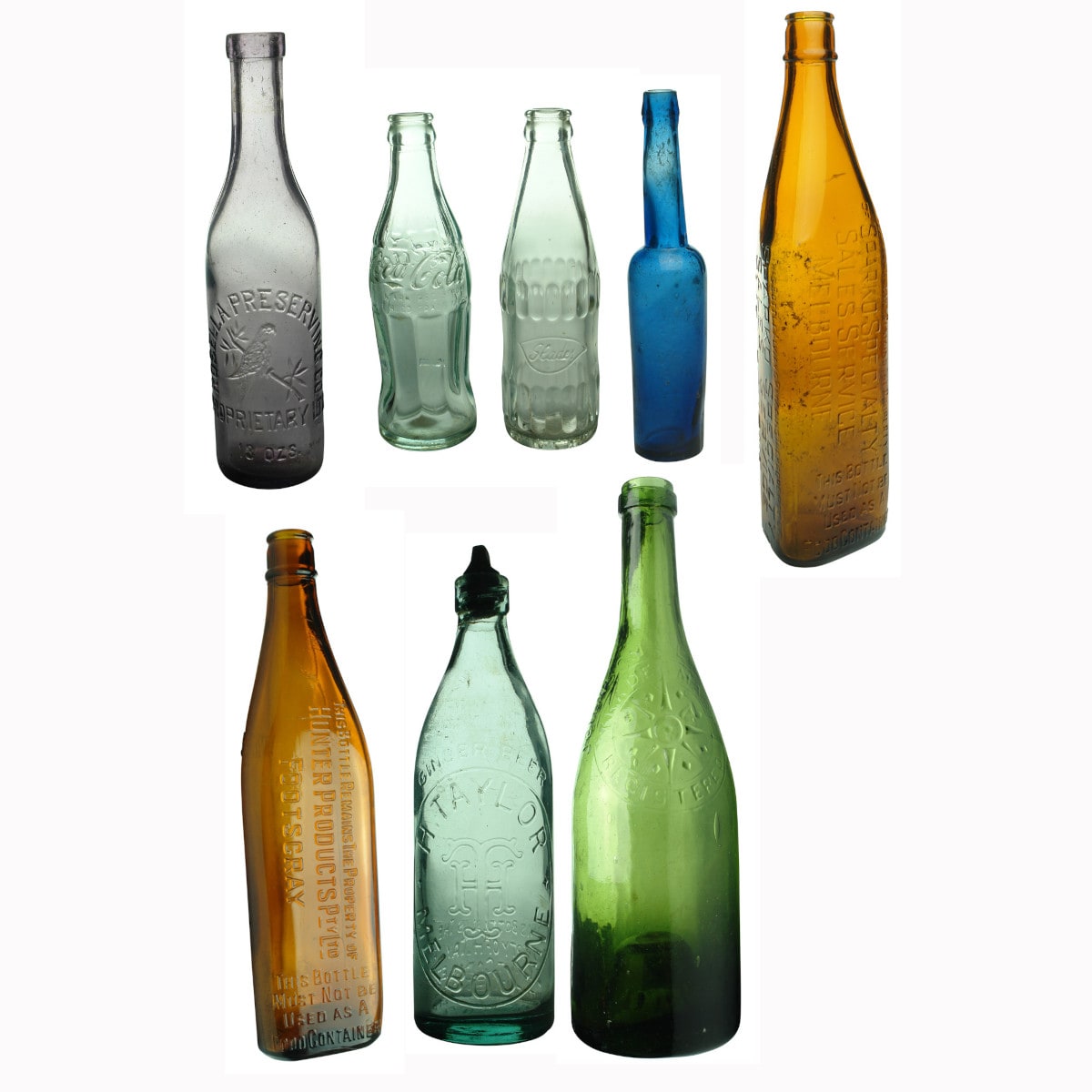 Eight Miscellaneous Bottles