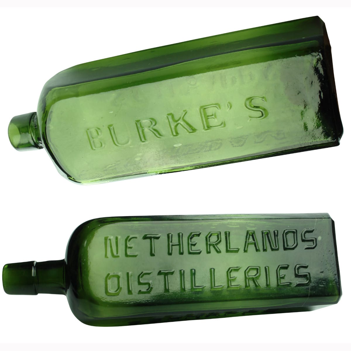 Pair of Schnapps: Burke's and Square, Netherland Distilleries.