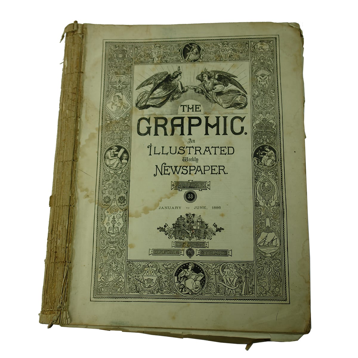 Bound volume of The Graphic. 1886.