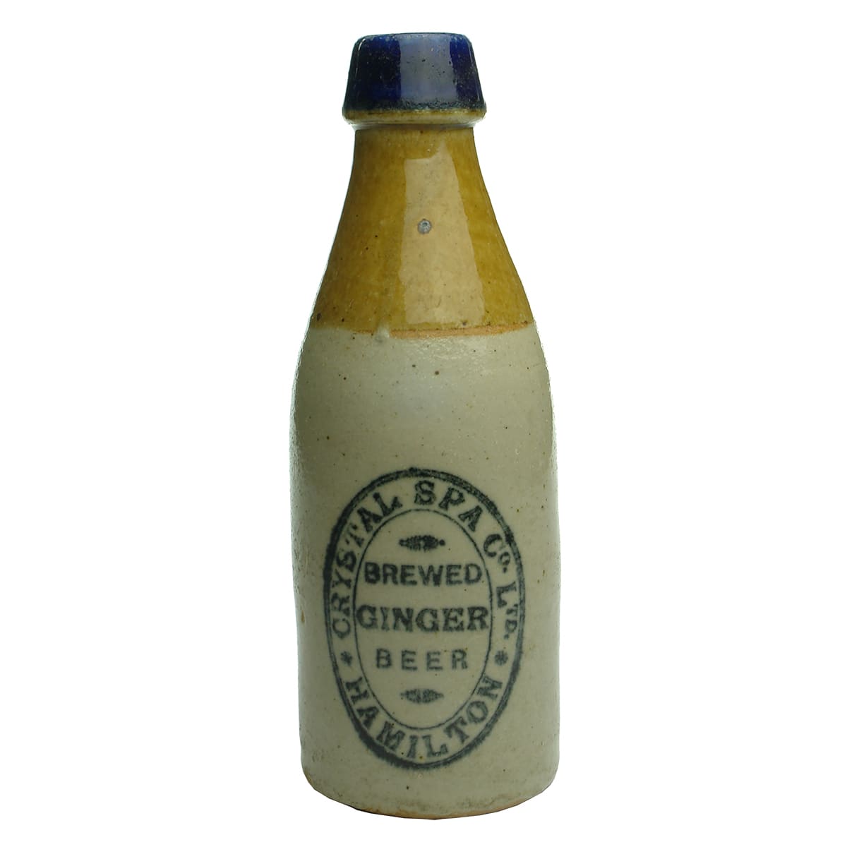 Crystal Spa Co. Ltd., Hamilton tri-colour ginger beer.