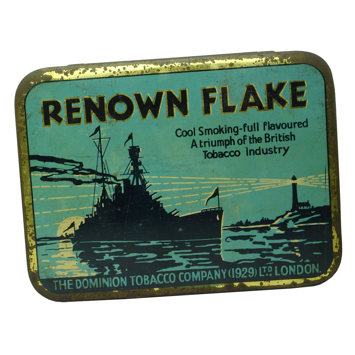 Tin. Renown Flake, The Dominion Tobacco Company (1929) Ltd, London. 1 Pound.